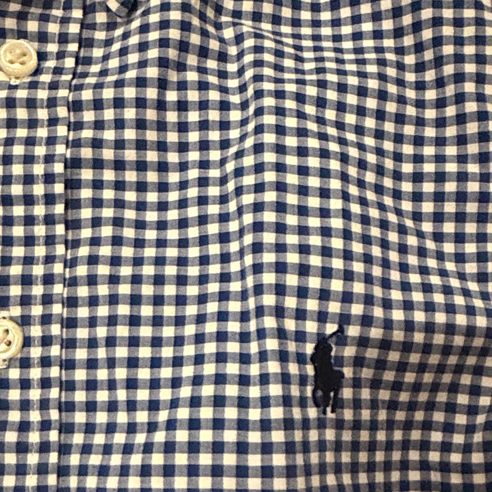 Lot of 2 Polo Ralph Lauren Boys Checkered Button-Down Shirts - Size 14-16 - L - Picture 8 of 11